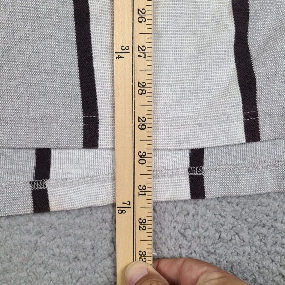 Metro Chiefs Honolulu Polo Shirt Mens XL Gray 2002 Vintage Striped Tri Mountain - Picture 12 of 14